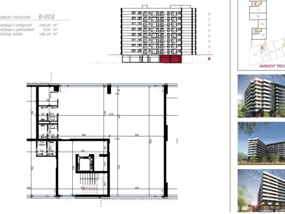 Dyqan per shitje, Kompleksi”Parallel Living”, Don Bosko, Tirane.