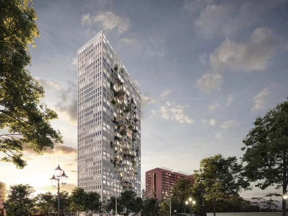 Apartament 3+1 per shitje te Downtown One, Tirane