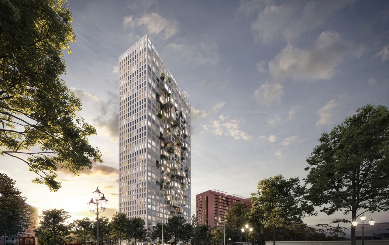 Apartament 3+1 per shitje te Downtown One, Tirane