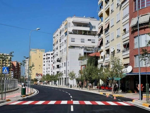 Apartament 1+1 per qera, te rruga Kosovareve, Tirane.