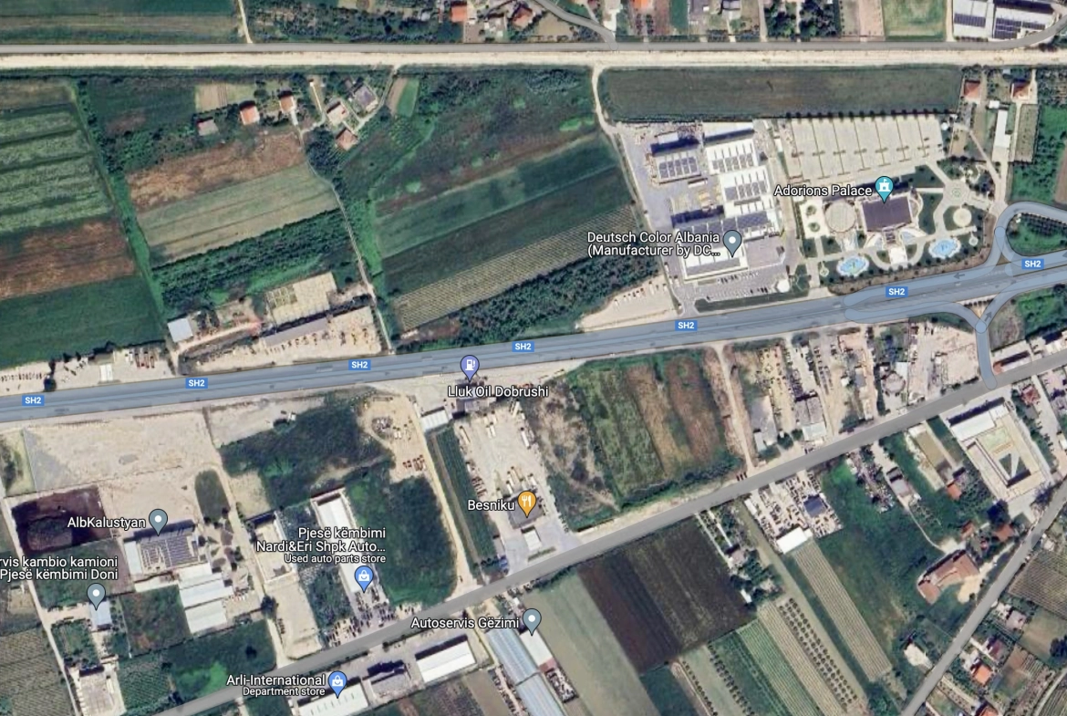 4000 m2 toke per shitje ne Autostraden Durres Tirane