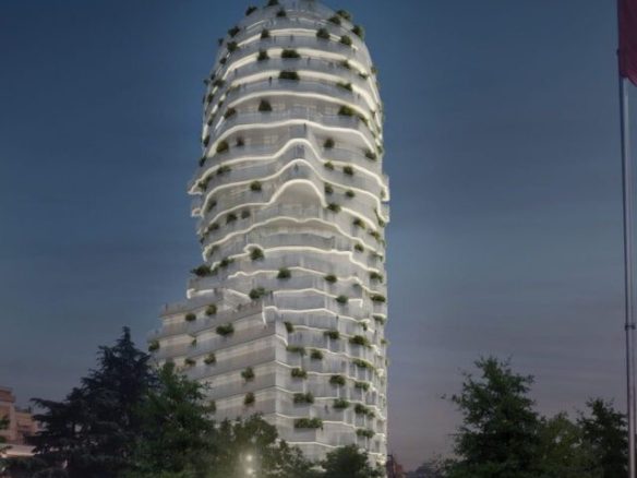 Apartament 2+1 per shitje, te Tirana’s-Rock/sheshi Skenderbej, Tirane.