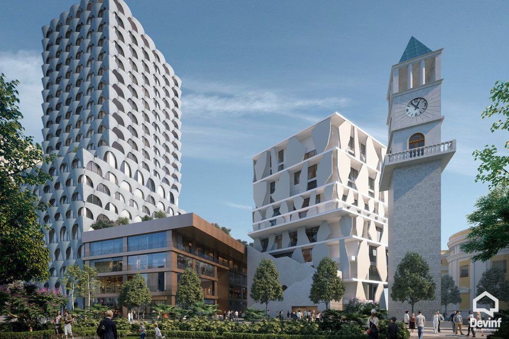 Apartament per shitje, ne Rezidencen Book Building, Tirane.