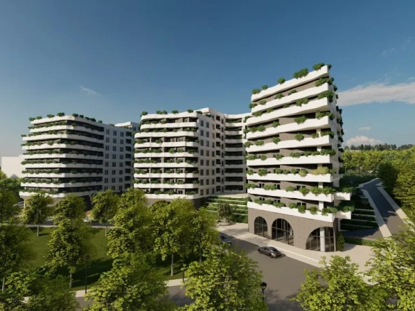 Apartament 2+1 per shitje, te kompleksi Aluna, Paskuqan, Tirane.