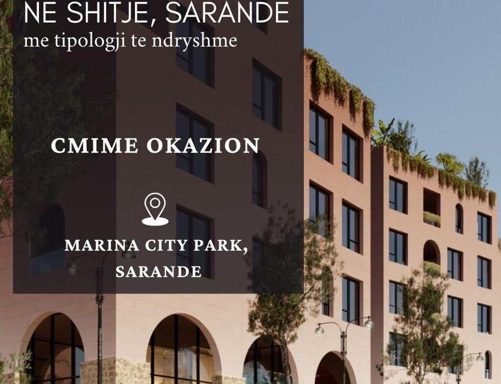 Apartamente ne shitje, te Marina City Park, Sarande.