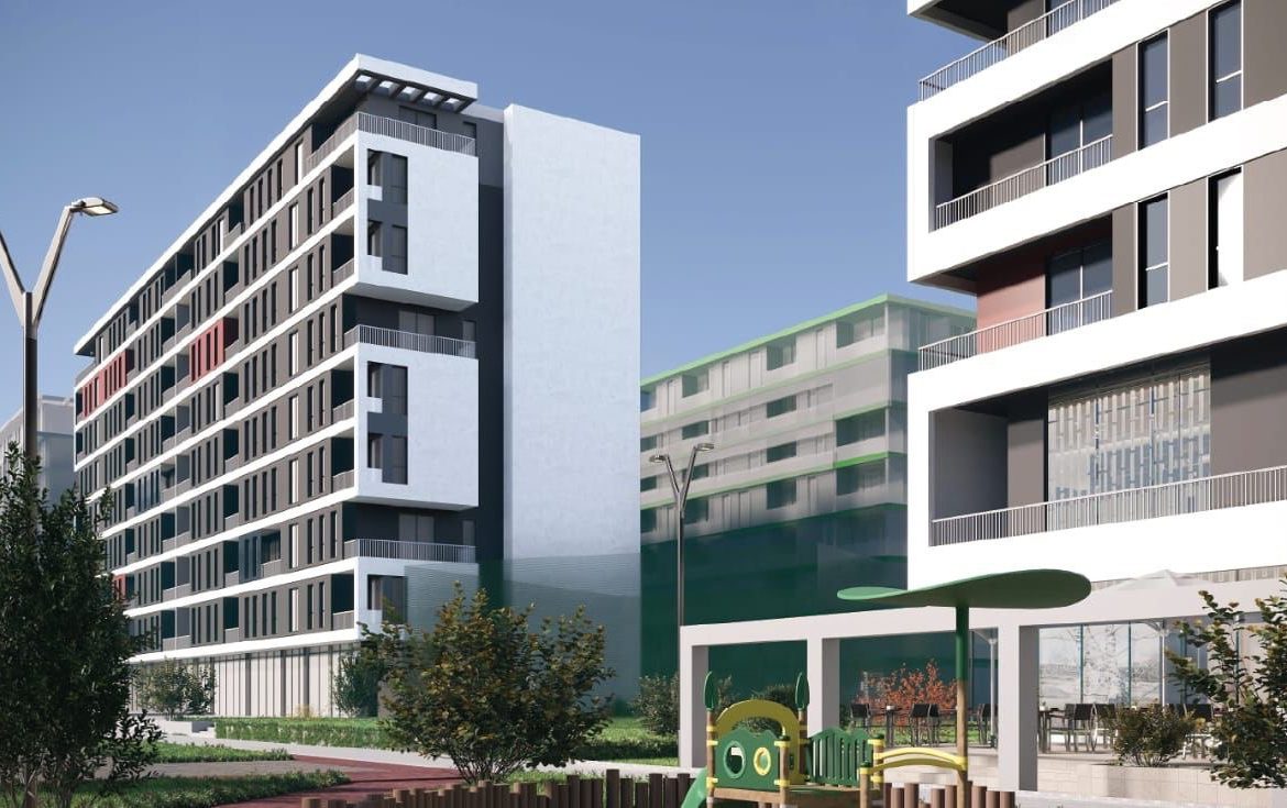Apartament 1+1 per shitje, te Univers City, Tirane.