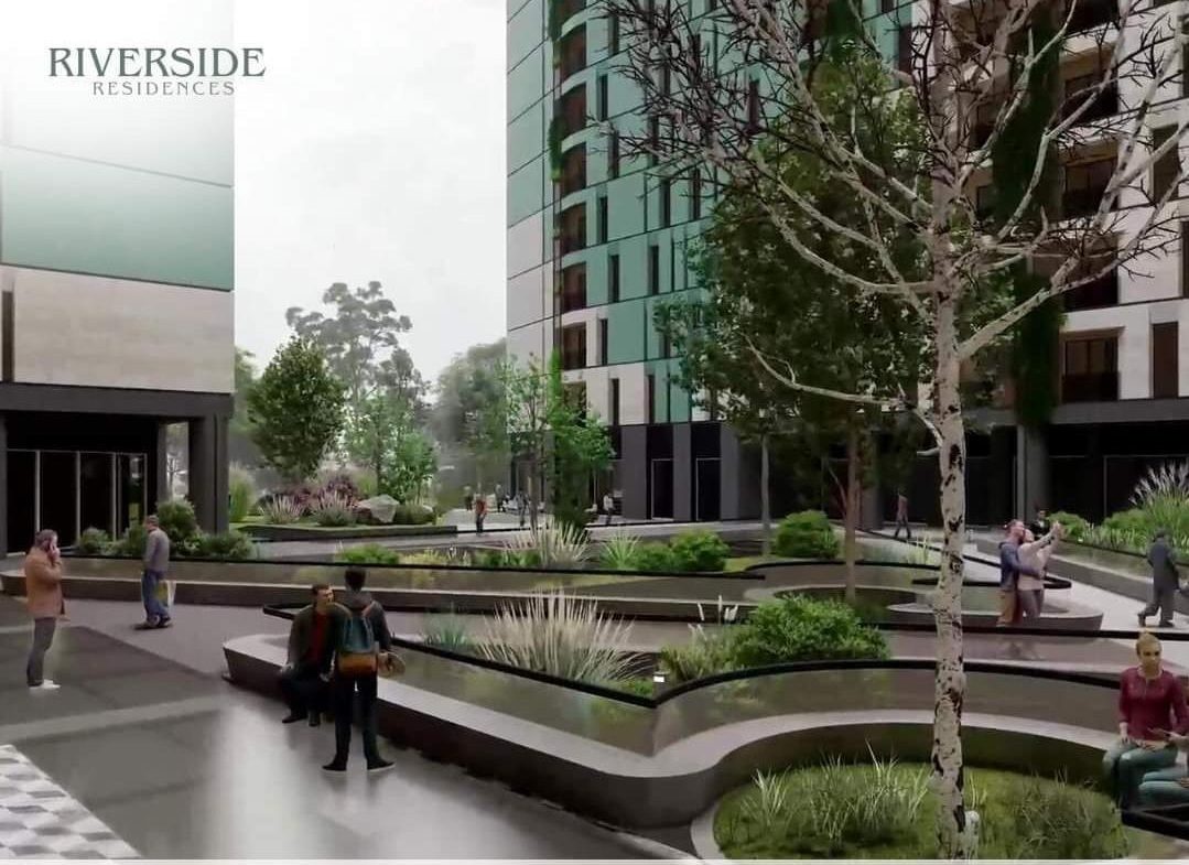 Apartament 2+1+parkim per qera,  te Riverside Residence, Tirane.