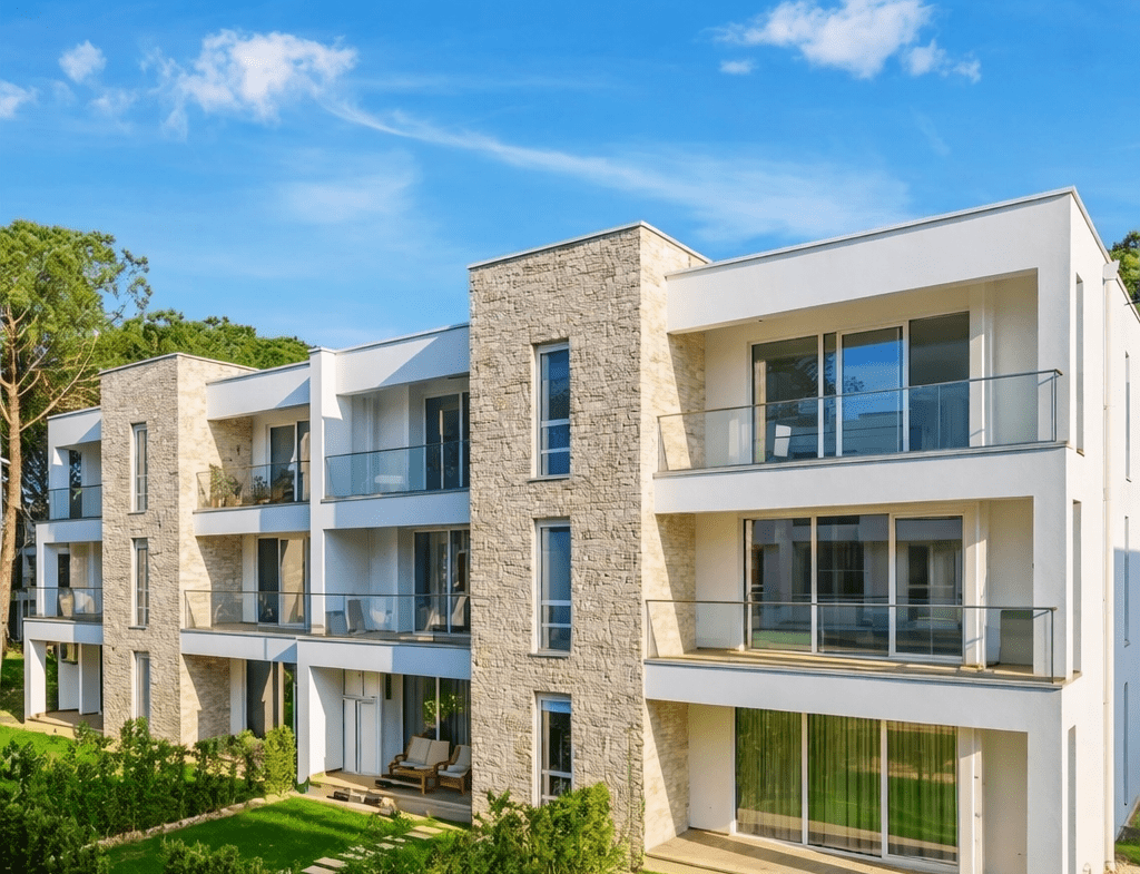 Apartament 1+1 për shitje, ne rezidencën San Pietro, Gjiri Lalëzit.
