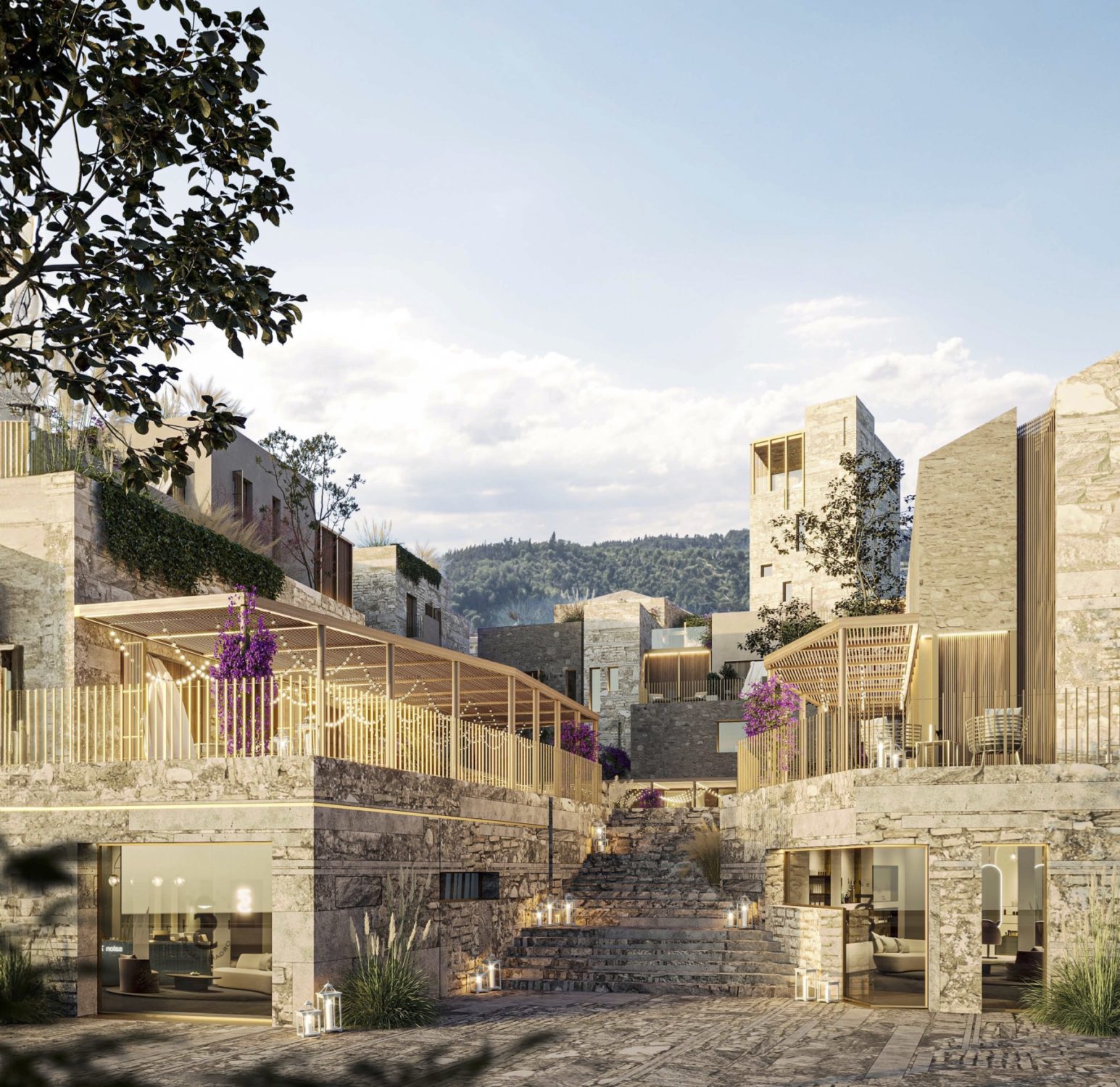 Apartamente 1+1 për shitje, në Green Coast 2 Palasë, Dhërmi.