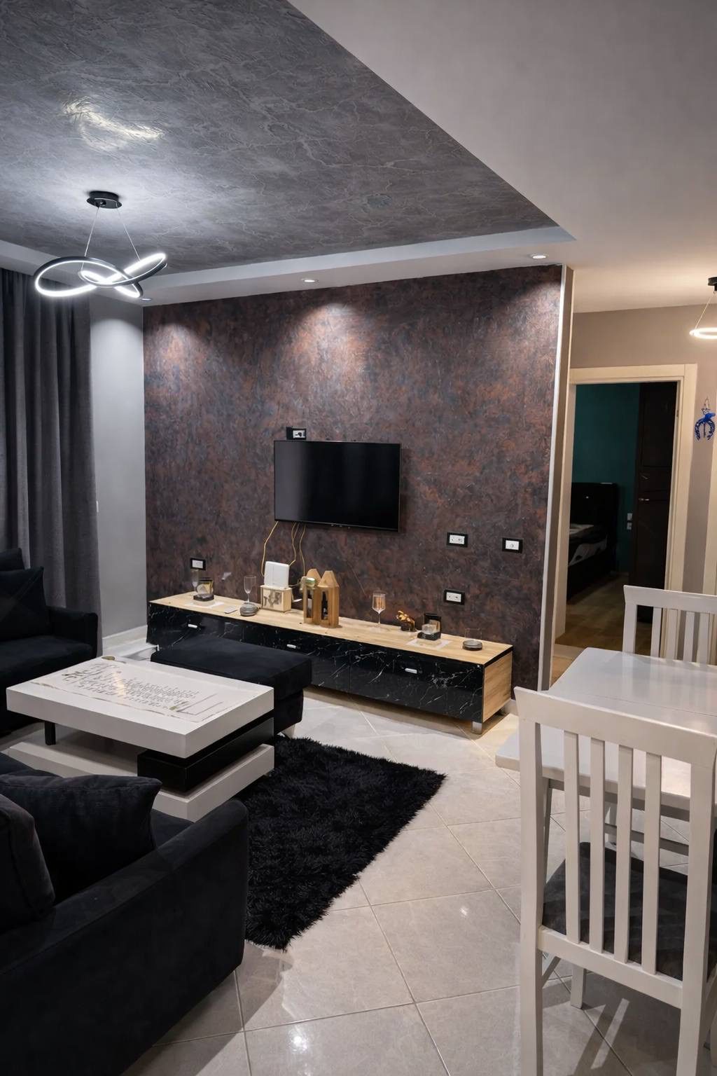 Apartament 3+1 për qera, te Kopshti Botanik, Tiranë.