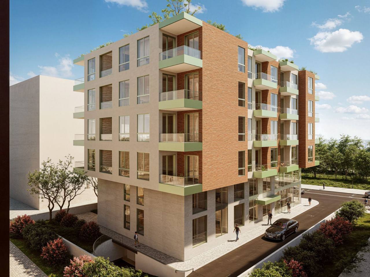 Apartamente për shitje në fazë ndërtimi Gioia Residence, Mali Robit – Golem.