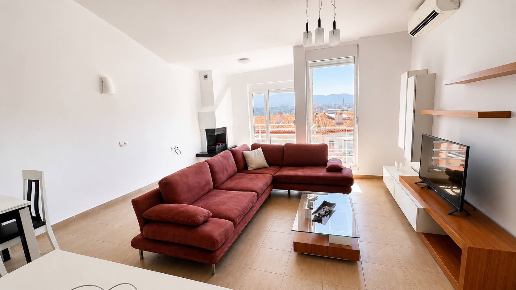 Apartament 2+1 për qera, te Rezidenca Kodra e Diellit, Tiranë.
