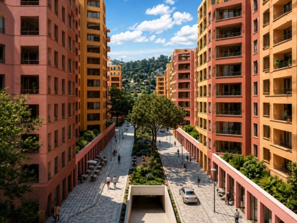 Apartamente 1+1 për shitje, te River Park Residence, Tiranë.