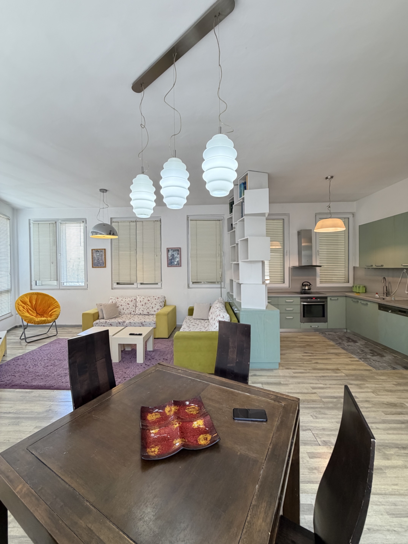 Apartament 3+1 për qera, te Kodra Diellit 1, Tiranë.