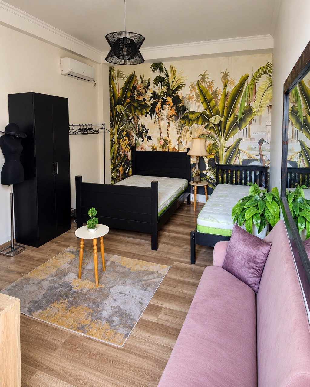 Apartament 1+1 për qera, te Stacioni Trenit, Tiranë.